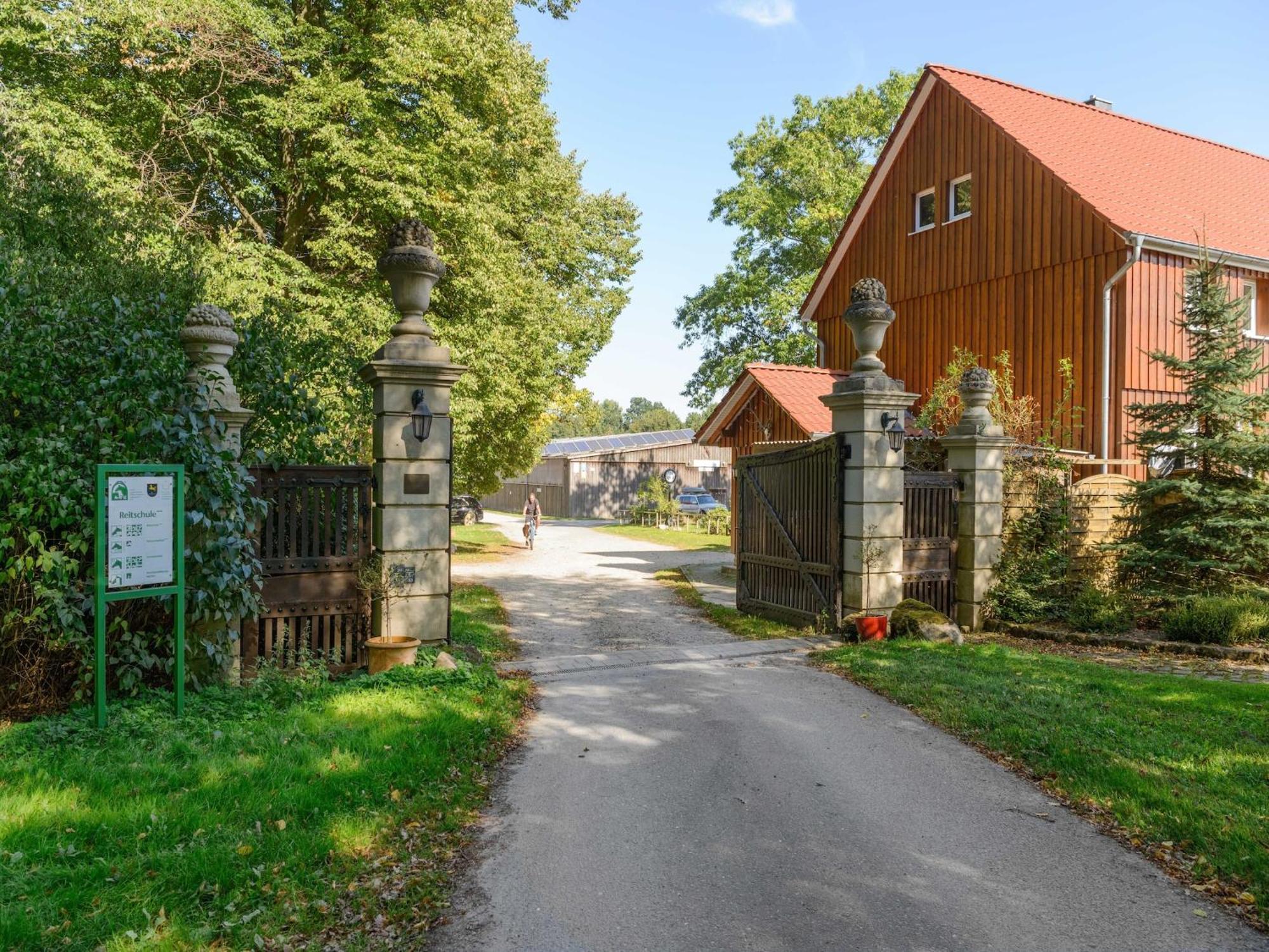 Cozy Holiday Home On A Horse Farm In The L Neburg Heath Eschede Exterior foto